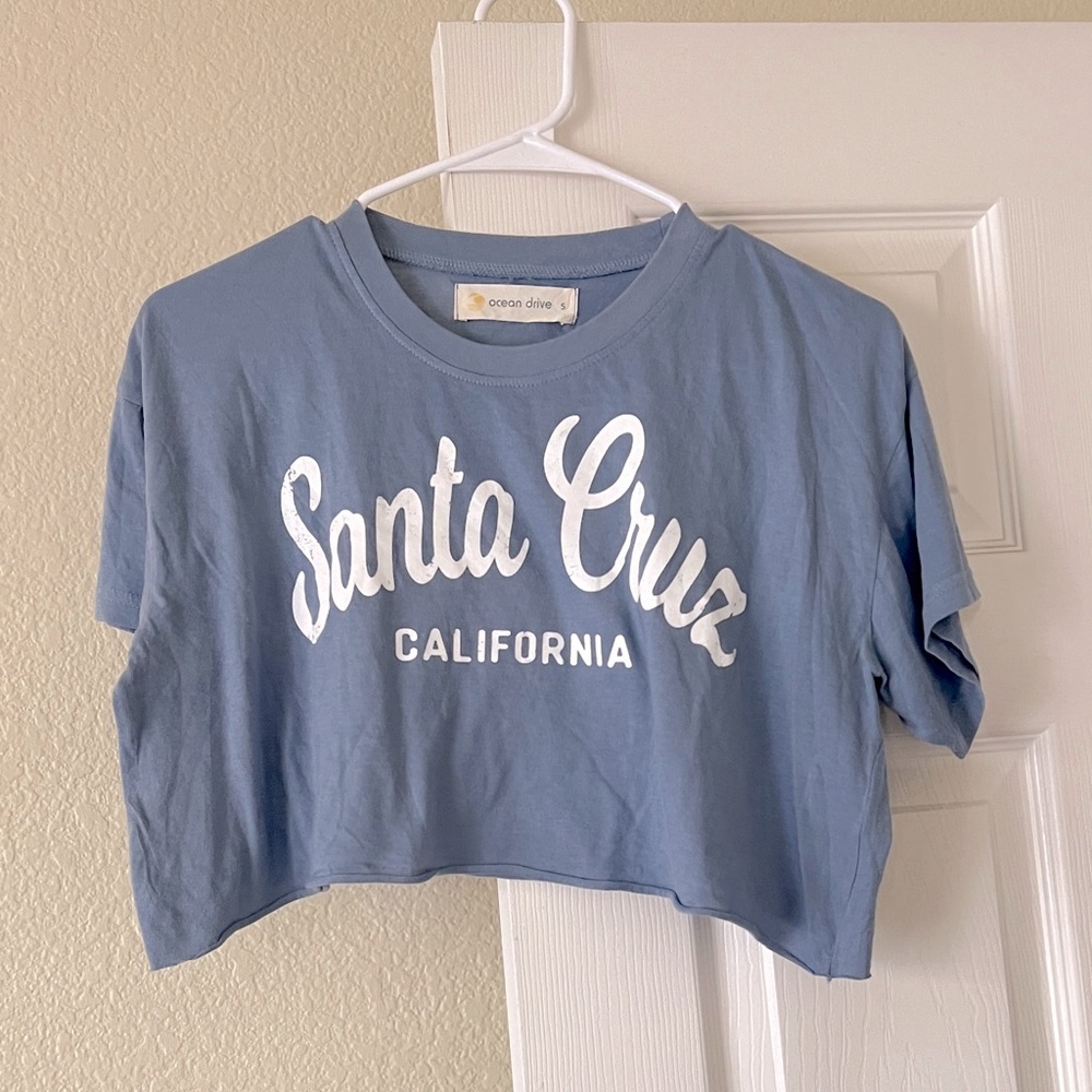 Ocean Drive Santa Cruz cropped tee
